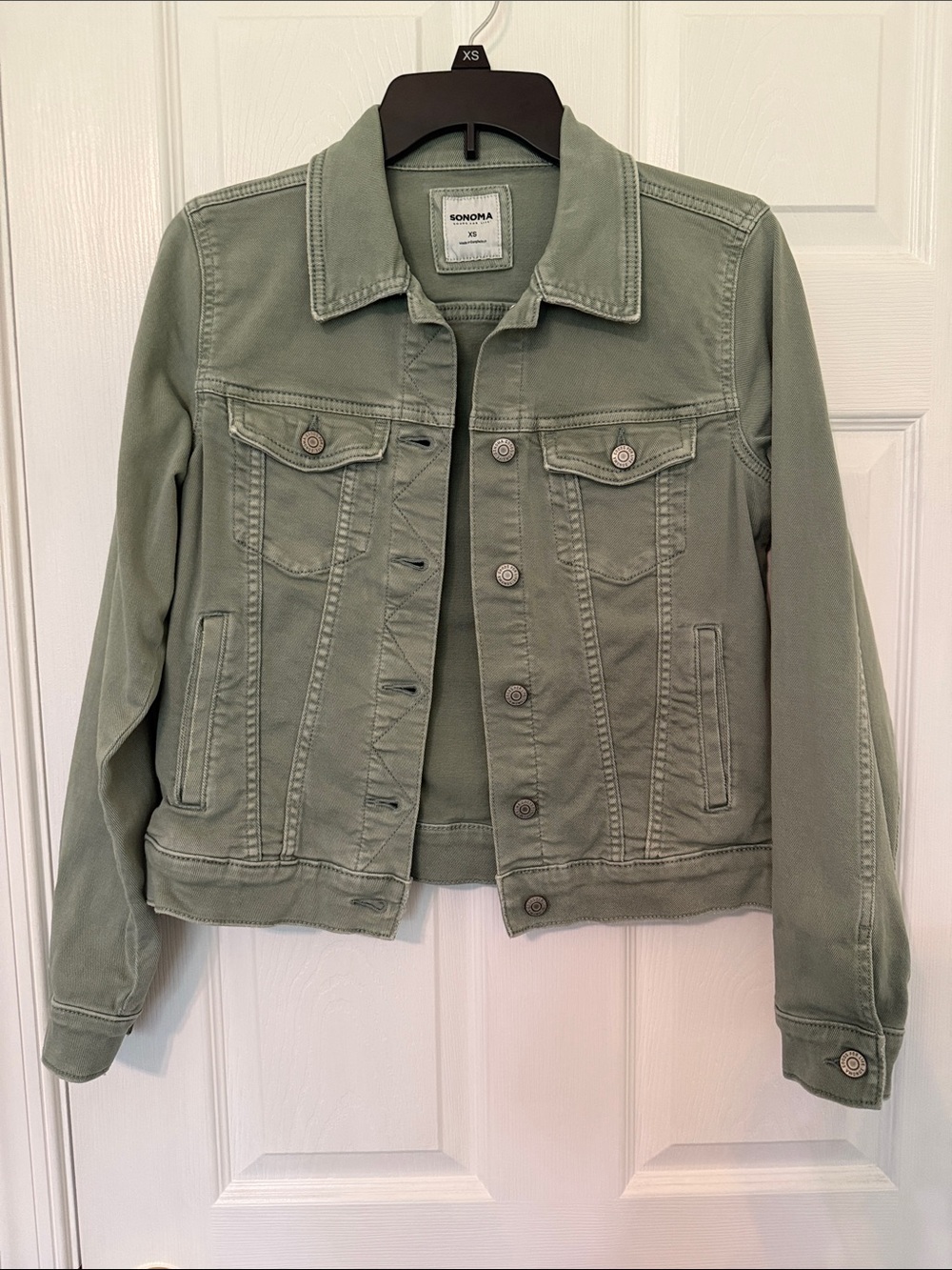 Sonoma Sage Green Denim Jacket